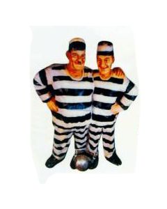 Dick und Doof als Häftlinge zusammen verkleinert