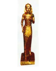 stehende Ägypterin Gold verkleinert
