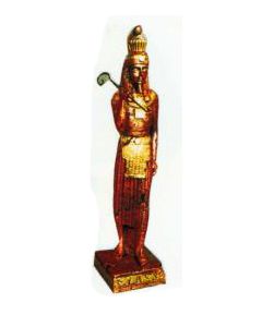stehender Ägypterin Kupfer Gold verkleinert