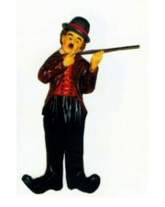 Charlie Chaplin  mit Stöckchen verkleinert