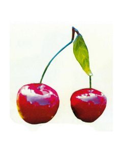 rotes Kirschenpaar groß übergroß XXL