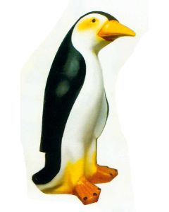 kleiner Kaiserpinguin stehend lebensgroß