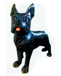 Boston Terrier XXXL schwarz übergroß XXL