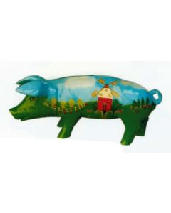 Schweinchen mit Windmühle verkleinert