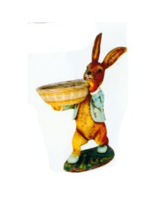 Osterhase klein mit Korb vergrößert