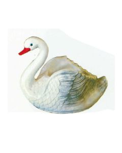 Schwan als Pflanzgefäß verkleinert