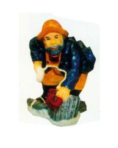 Krabbenfischer mit Korb klein verkleinert