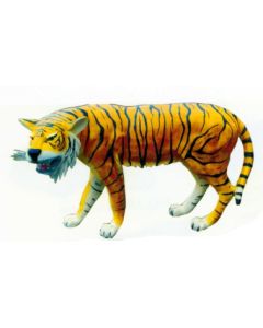 lebensgroßer Tiger gestreift lebensgroß