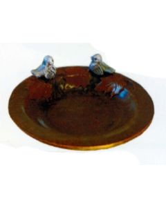 braune Vogeltränke verkleinert