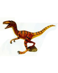 kleiner Fleischfresser Dinosaurier lebensgroß