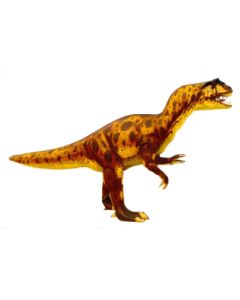 großer fleischfressender Dinosaurier lebensgroß