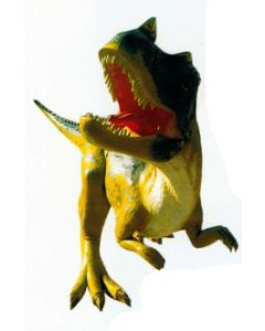 langer großer Fleischfresser Dinosaurier böse verkleinert