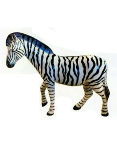 süßes Zebra laufend lebensgroß