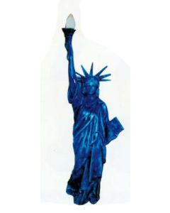 große amerikanische Freiheitsstatue bronzefarbend lebensgroß