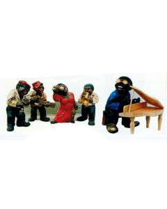 lustige Jazzgruppe 5 teilig verkleinert