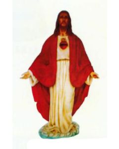 Jesus stehend mit offenen Armen verkleinert