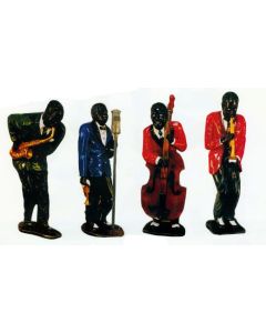 Musiker in Jazzgruppe mittel verkleinert