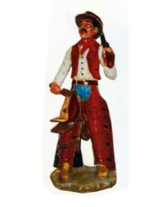 stehender kleiner Cowboy mit Gewehr verkleinert