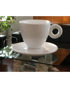 Kaffeetasse mit Unterteller übergroß XXL
