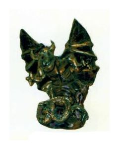 Gargoyle bronzefarbend verkleinert