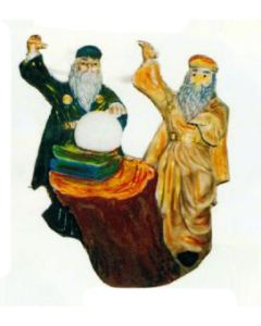 zwei Zauberer zaubern um die Wette verkleinert
