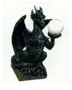 Drachen als Stehlampe groß verkleinert
