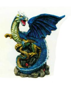 bunter furchteinflößender Drache verkleinert