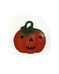 Halloween Kürbis mit Gesicht lebensgroß