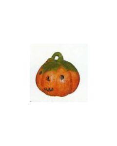 Halloweenkürbis mit Gesicht lebensgroß