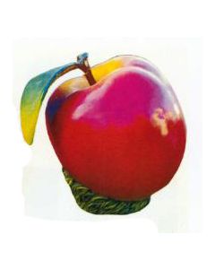 Apfel groß mit Blatt übergroß XXL