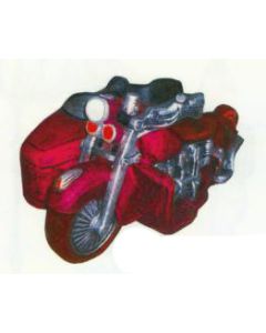 hübsches Motorrad mit Beiwagen verkleinert
