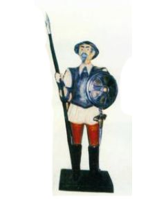 altertümlicher Soldat klein verkleinert