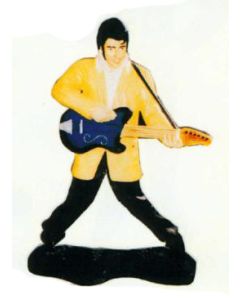 Elvis mit Gitarre verkleinert