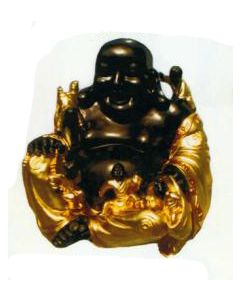 dicker Buddha gold braun verkleinert