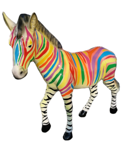 Zebra lebensgroß