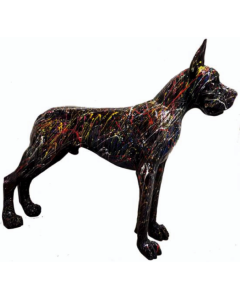 Dogge gesprenkelt vergrößert
