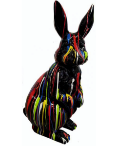 Osterhase mit buntem Farbverlauf vergrößert