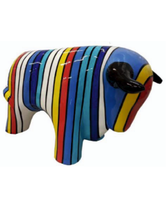 Stier bunt gestreift klein verkleinert