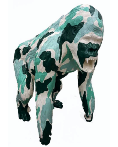 Gorilla camouflage lebensgroß