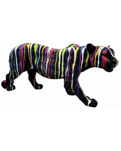 Panther schwarz  mit Farbverlauf verkleinert