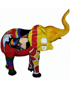Elefant Picasso lebensgroß
