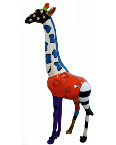 Giraffe Chamäleon lebensgroß