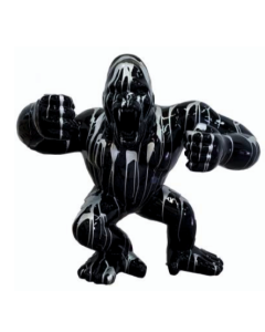 Gorilla aggro schwarz silber medium verkleinert