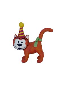 Gargamels Katze mit Partyhut lebensgroß