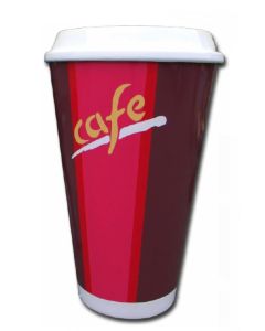 Großer Kaffeebecher ToGo übergroß XXL