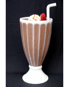 Milchshake Schokolade übergroß XXL