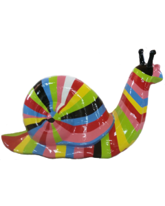 Gestreifte Schnecke übergroß XXL