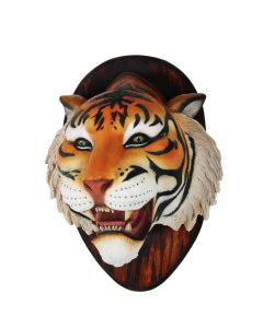 Tigerkopf lebensgroß