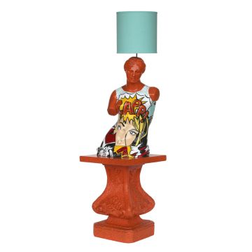 Venus Torso im PopArt Style als Stehlampe lebensgroß