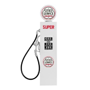 Ami Tankstelle Weiß als Wanddeko verkleinert